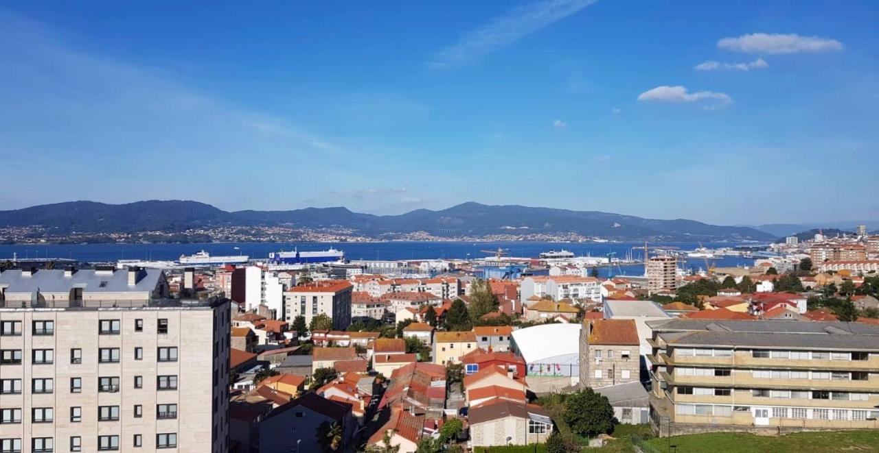 Piso Miracies- Wifi- Parking- Vistas Ria De Vigo Apartment ภายนอก รูปภาพ